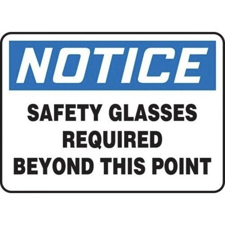 Accuform OSHA NOTICE SAFETY SIGN SAFETY MPPA818XL MPPA818XL
